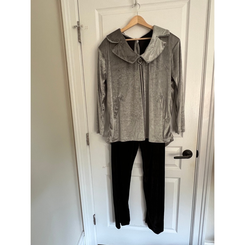 Rubies Despicable Me Gru Halloween Costume Mens Silver Black Velour 2pc Set OSFM